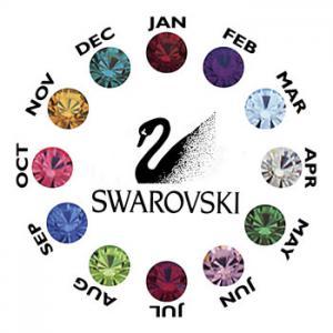 Personalized Sterling Silver Swarovski Crystal..